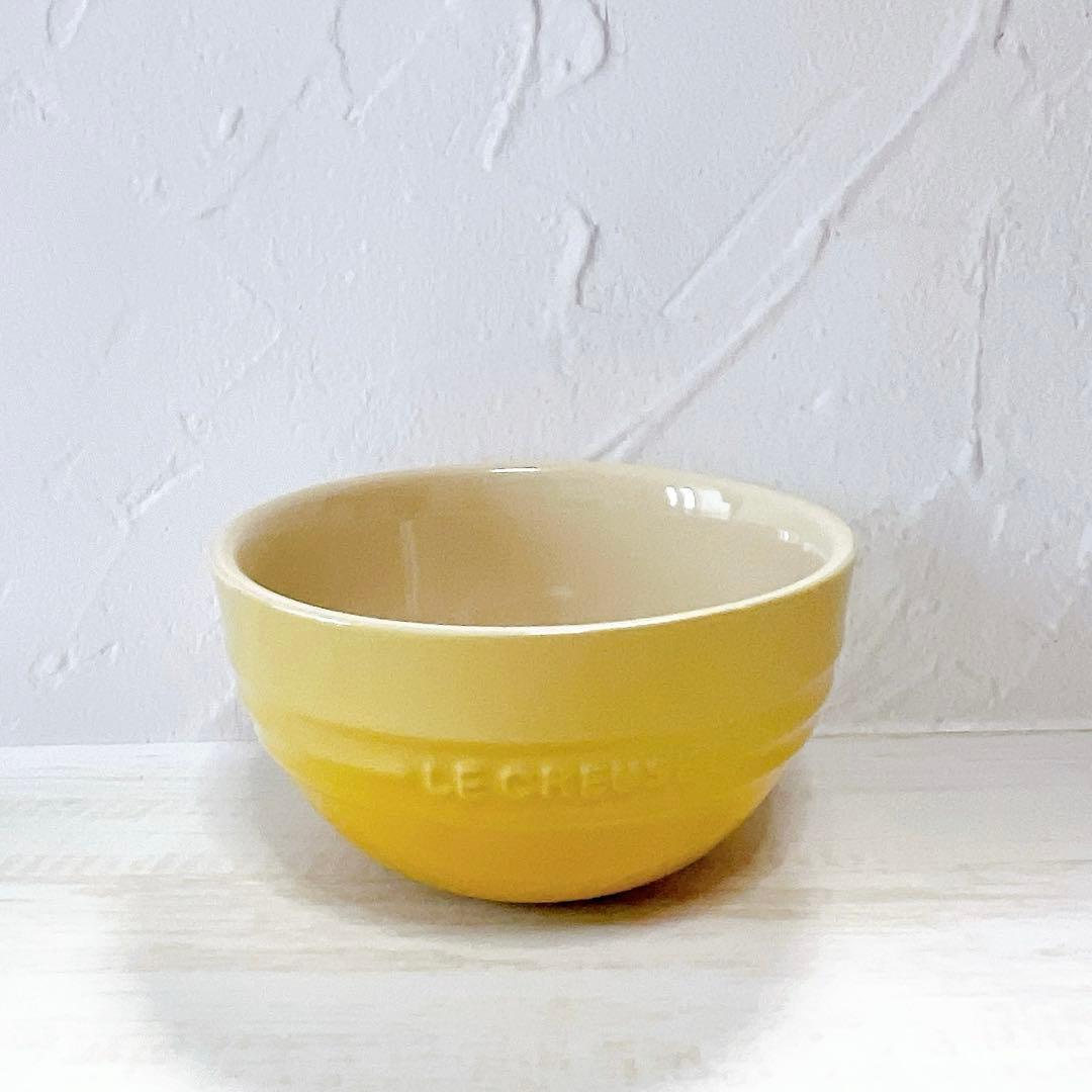 ♡ルクルーゼ　ライスボウル ４個　シフォンピンク　ピュリストブルー ボール