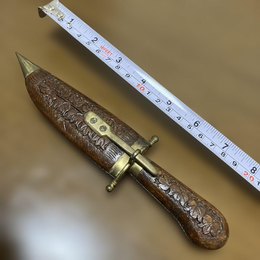 値下げ！彫刻木製ナイフ