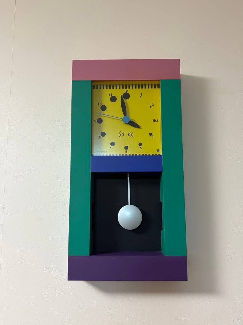 mar　カラフル振り子時計 モダンデザイン