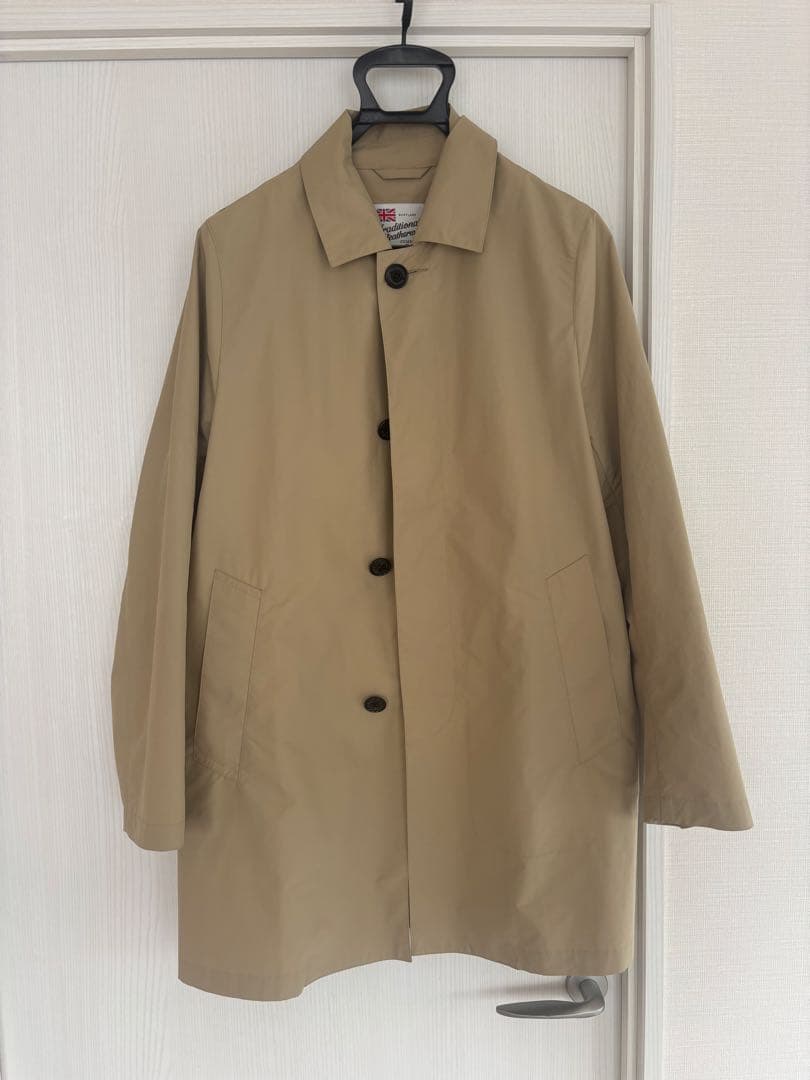 Traditional Weatherwearステンカラーコート フーディ付き