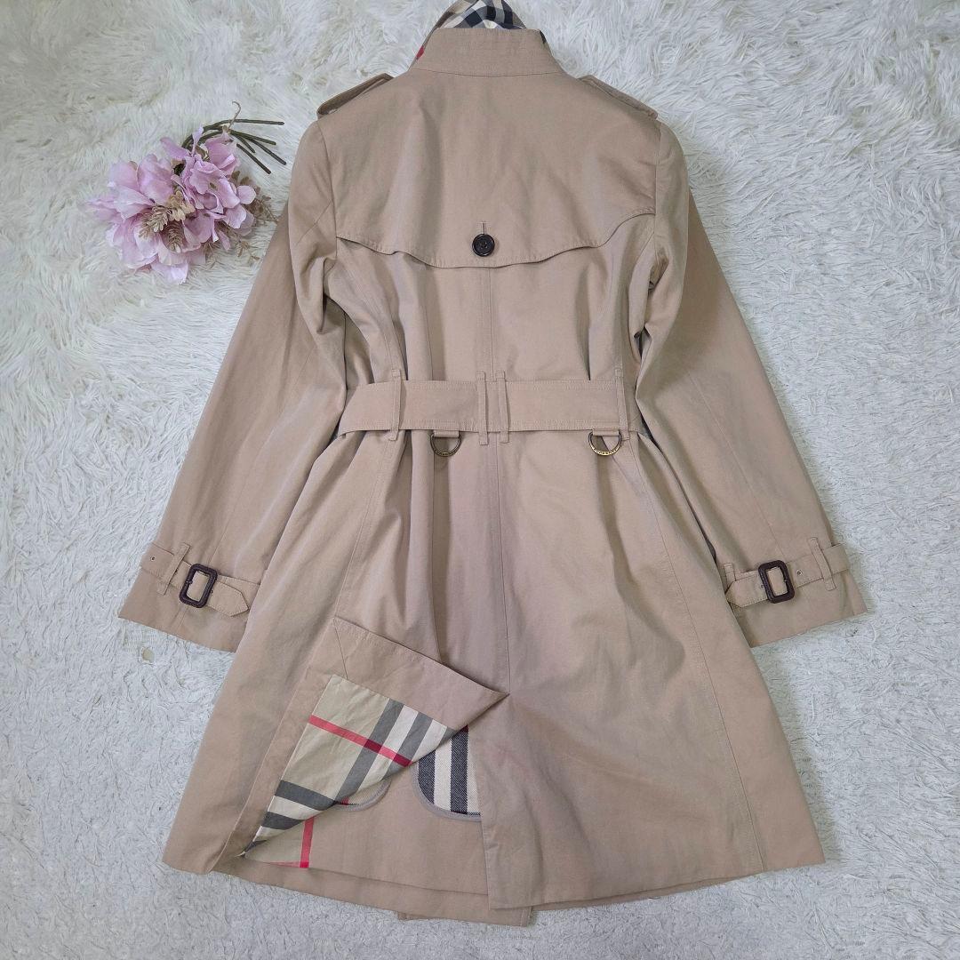 美品 バーバリー ハニーベージュ トレンチコート ライナー ノバチェック SS