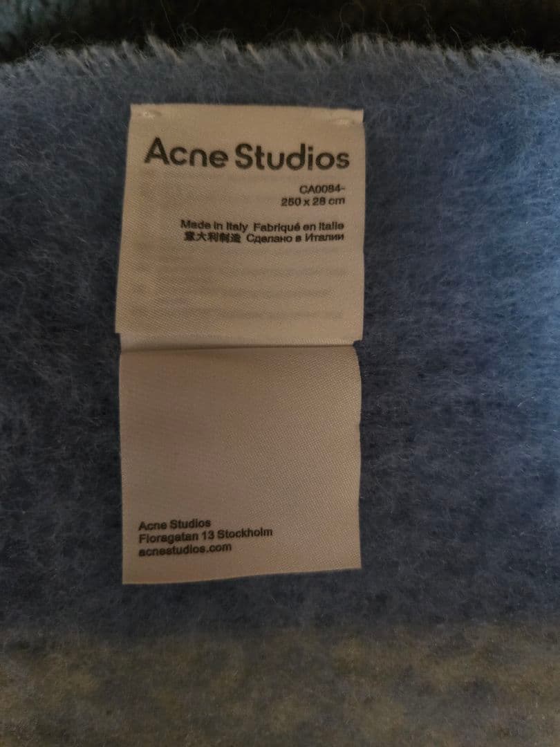 Acne Studios チェック柄マフラー