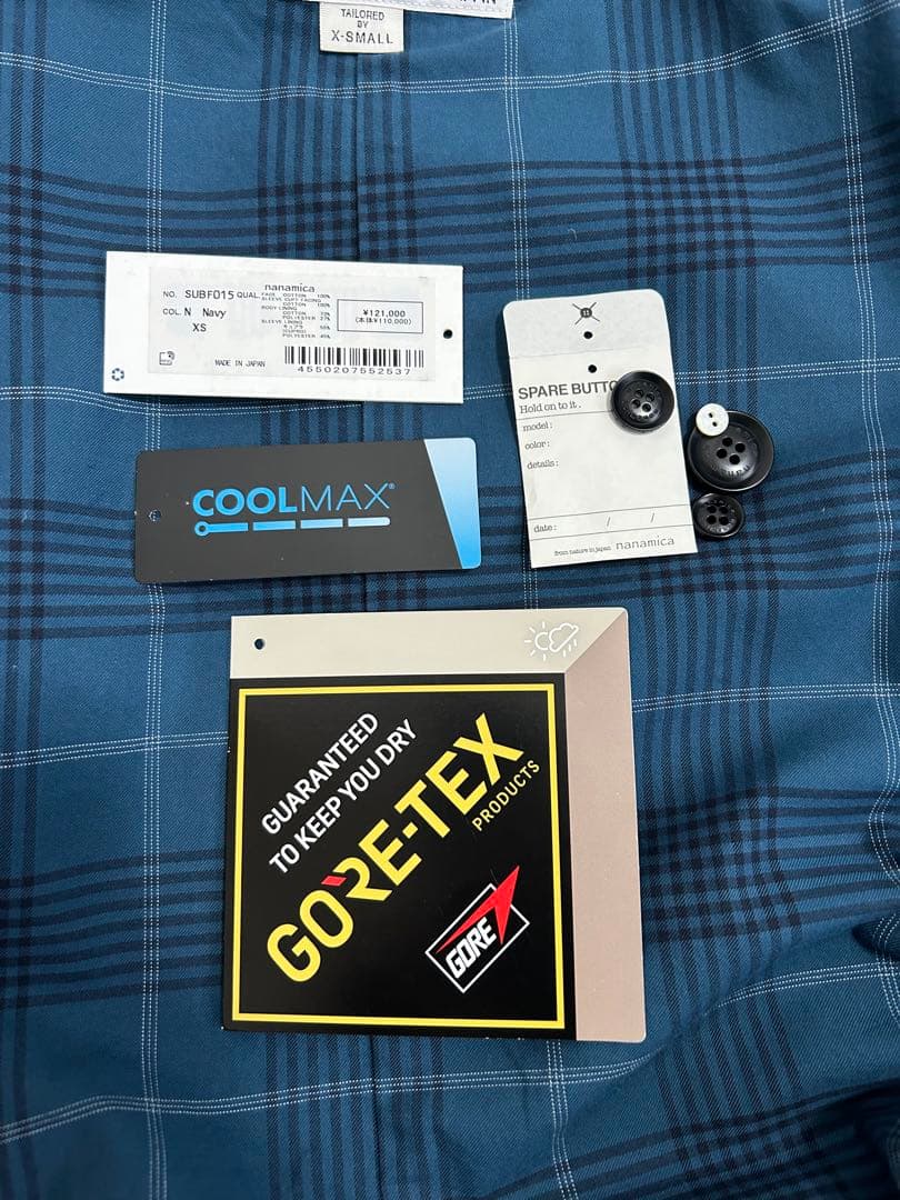 nanamica バルマカーンコート ネイビー サイズXS