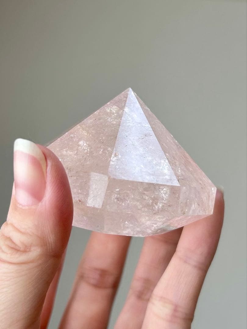 レア　ピンククリアクォーツ　　ピンクアゼツライト