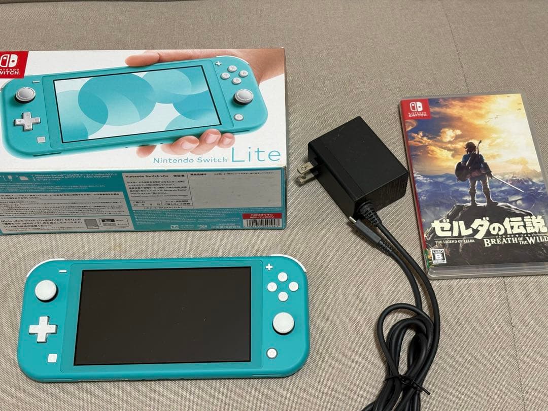 Nintendo Switch Liteターコイズ+ゼルダの伝説　SDカード付