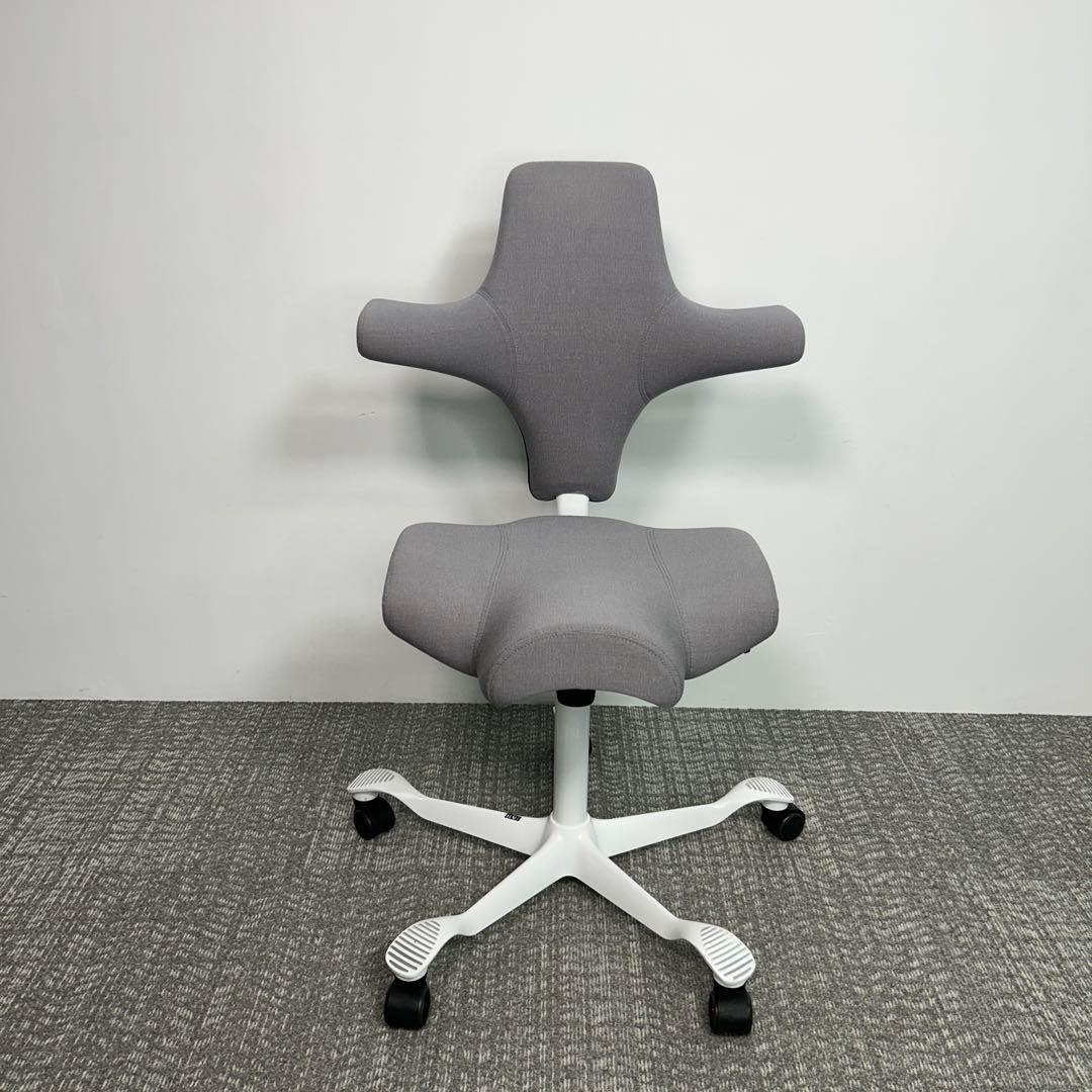 【D】オフィスチェア HAG Capisco ホーグ カピスコ 布張 グレー