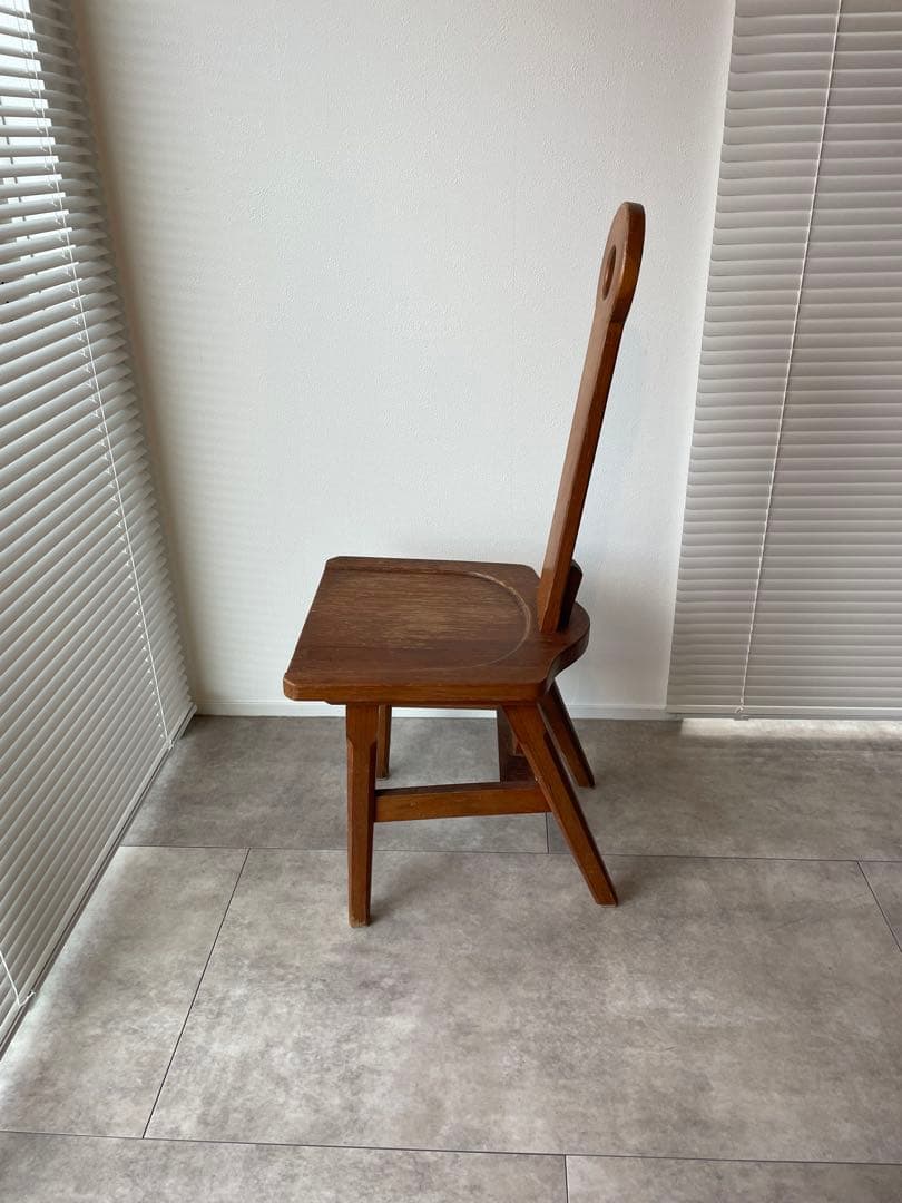 ユニークデザイン 木製椅子 ビンテージチェア