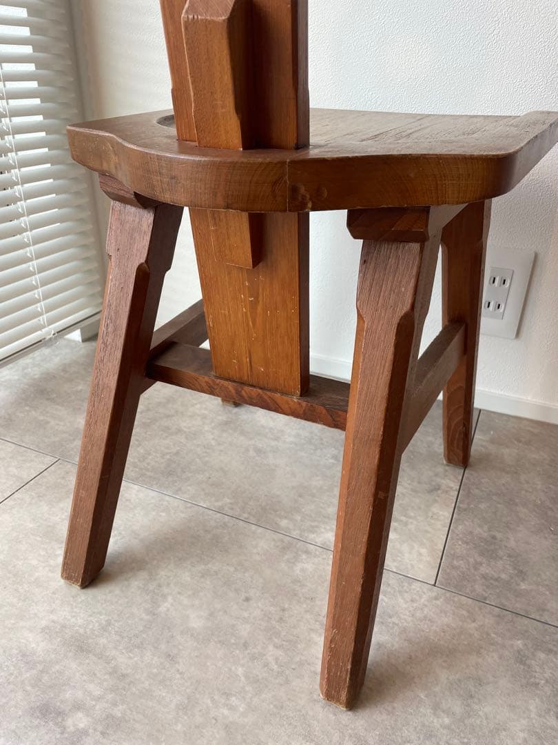 ユニークデザイン 木製椅子 ビンテージチェア